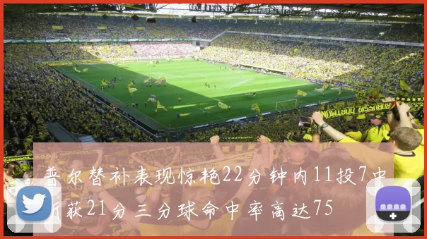 普尔替补表现惊艳22分钟内11投7中斩获21分三分球命中率高达75